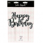 Preview: Cake Topper - Happy Birthday - Black